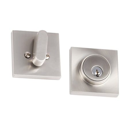 Sure-Loc Hardware Sure-Loc Hardware Modern Square Deadbolt, Satin Stainless DB201-SMD 32D